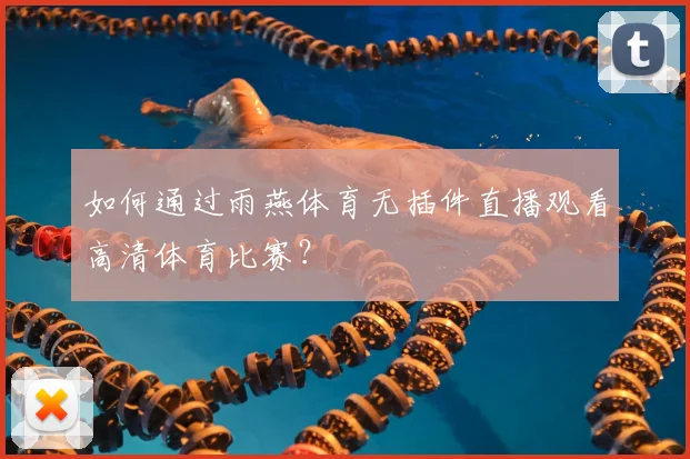 如何通过雨燕体育无插件直播观看高清体育比赛？